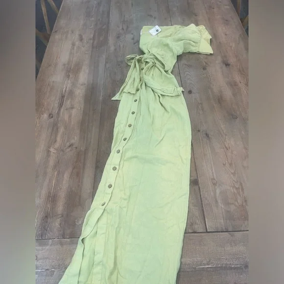 NWT Free people vintage summer midi dress in Lima bean size XS - Picture 8 of 12